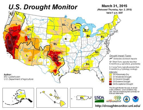Monitor de Sequía de EE. UU.