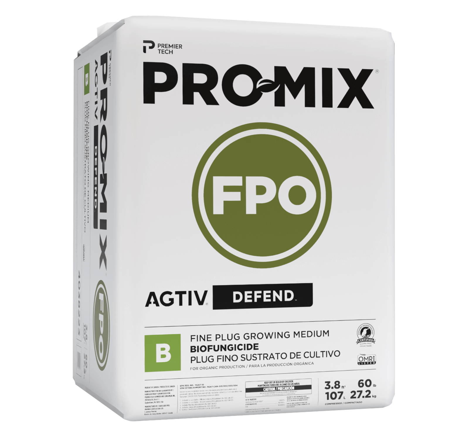 PRO-MIX® FPO AGTIV DEFEND® | PT Growers and Consumers