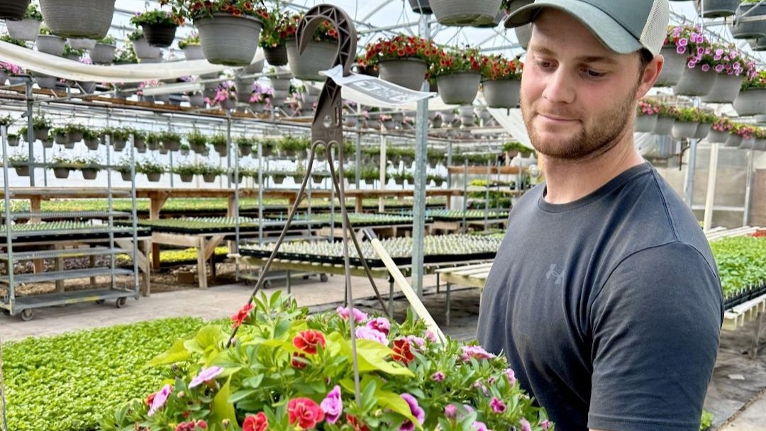 Caleb from van der Meer Garden Center
