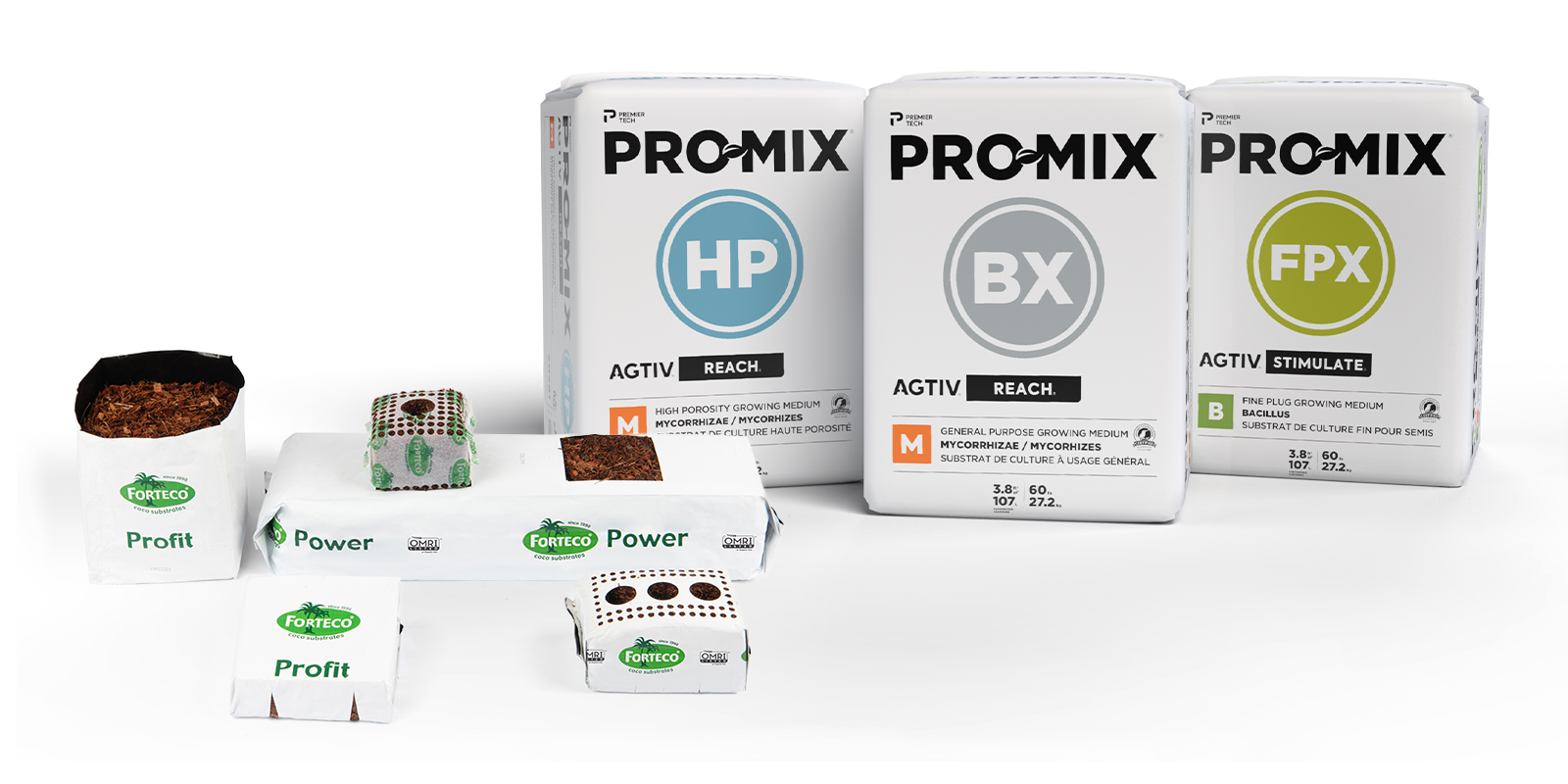 Forteco and PRO-MIX products