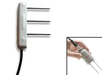 TRD sensors to determinate volumetric water content in growing medium.