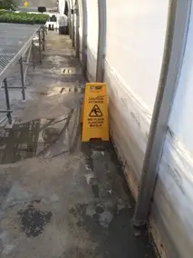 Goteo de condensación en invernadero
