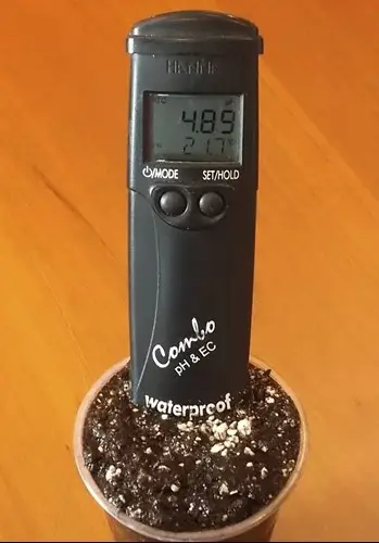 pH of fresh unused PRO-MIX HP growing medium