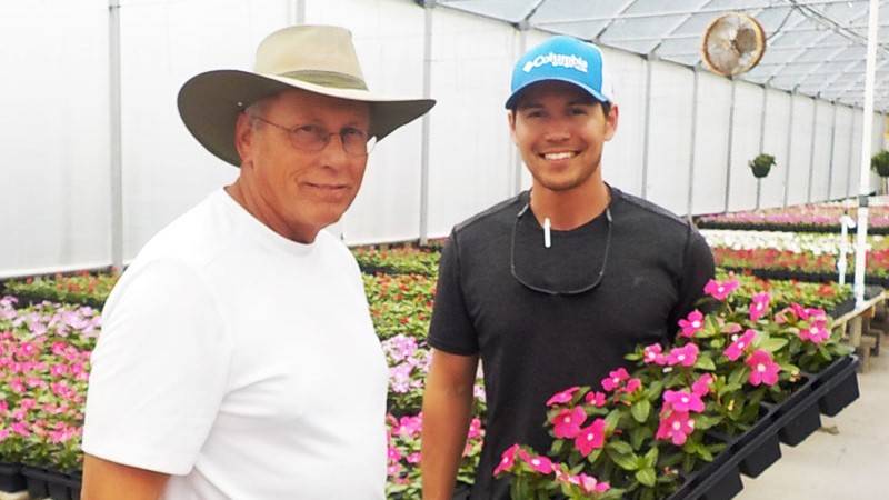 Conroe Greenhouse Paul and Justin Bann
