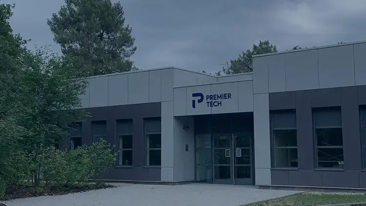 Bâtiment du siège social de Premier Tech Producteurs et Consommateurs France situé à Vivy.