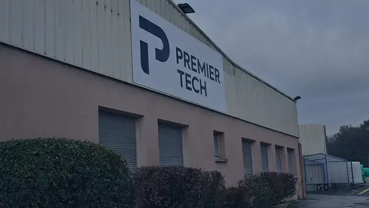 Bureaux du site de production de Premier Tech Producteurs et Consommateurs France situé à Arandon.