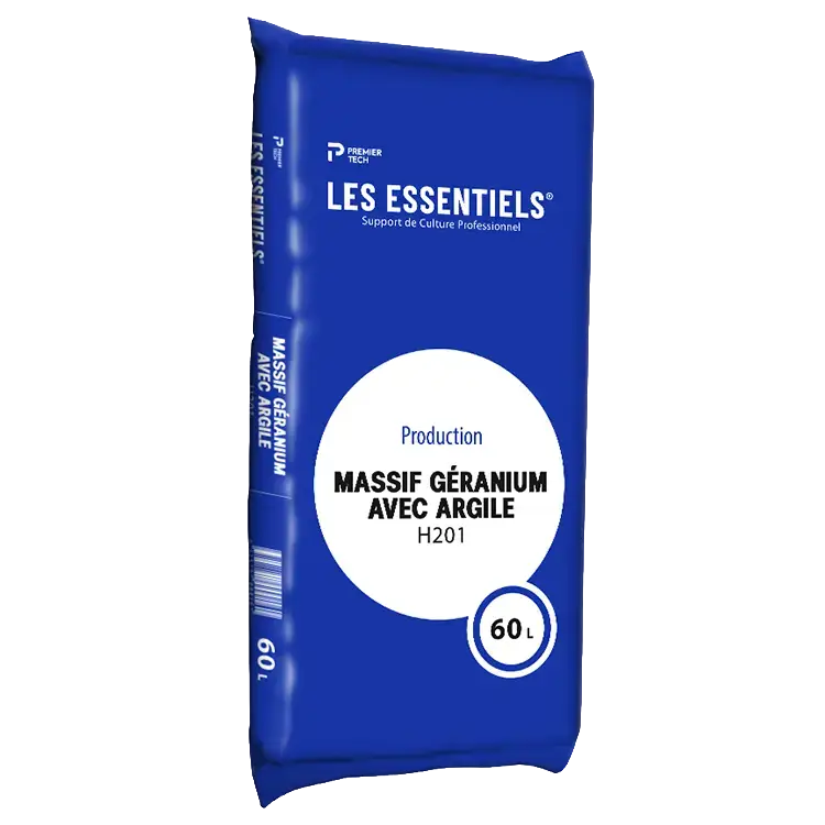 Sac de substrat de pour massif géranium Les Essentiels H201