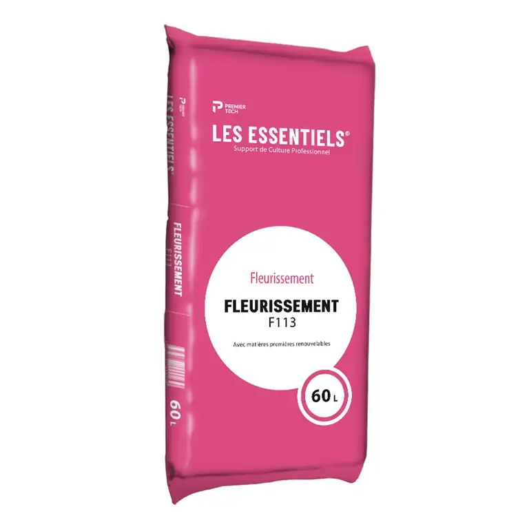 Sac de substrat de fleurissement sans tourbe Les Essentiels F113 de 60 L