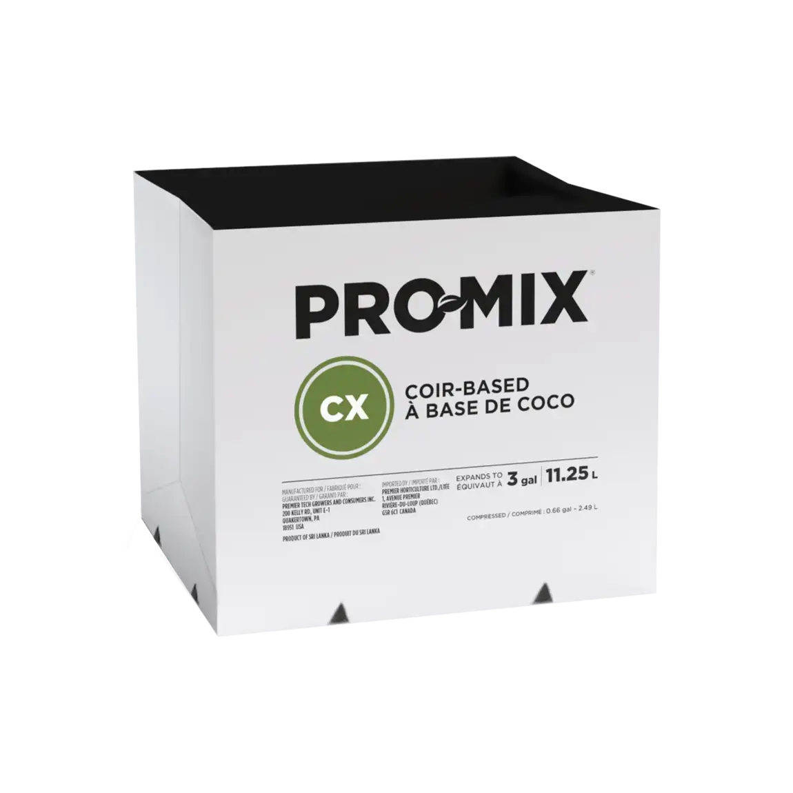 PRO-MIX CX 3 gal Biodegradable Eco One Packaging
