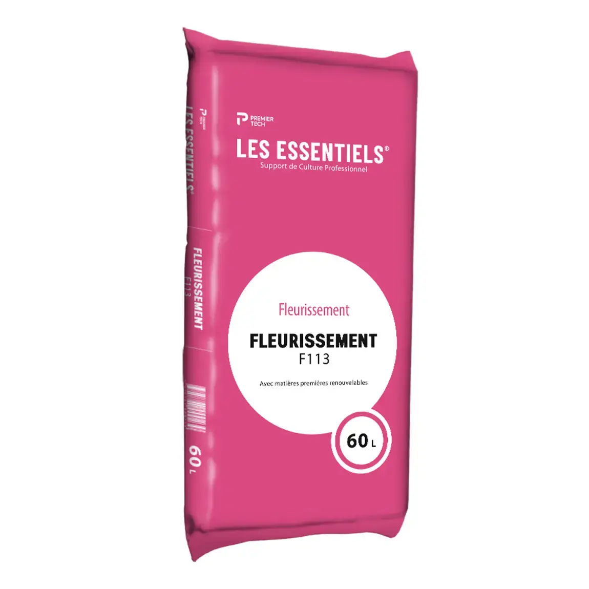 Sac de substrat de fleurissement sans tourbe Les Essentiels F113 de 60 L