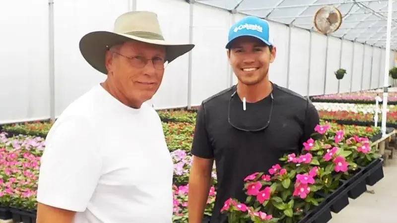 Conroe Greenhouse Paul and Justin Bann