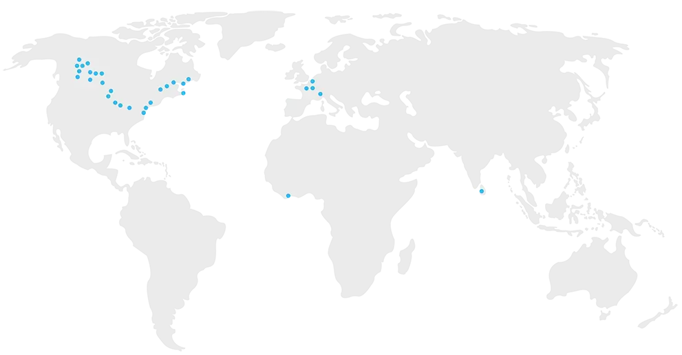 PT Growers and Consummers locations map
