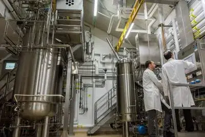Scientists in laboratory