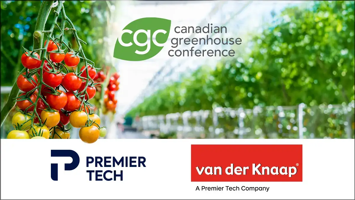 Premier Tech & Van der Knaap at Canadian Greenhouse Conference 2026